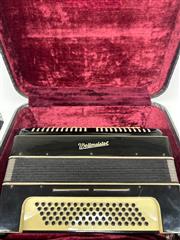 WELTMEISTER PIANO ACCORDION W/CASE
